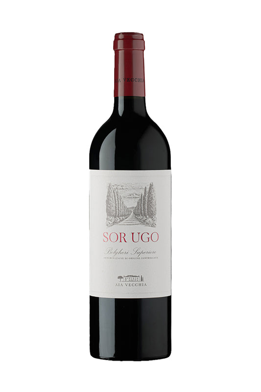 Rosso Bolgheri Superiore 2022 'SOR UGO DOC' 0.75lt Cabernet Sauvignon, Merlot, Cabernet Franc, Petit Verdot Azienda Agricola Aia Vecchia