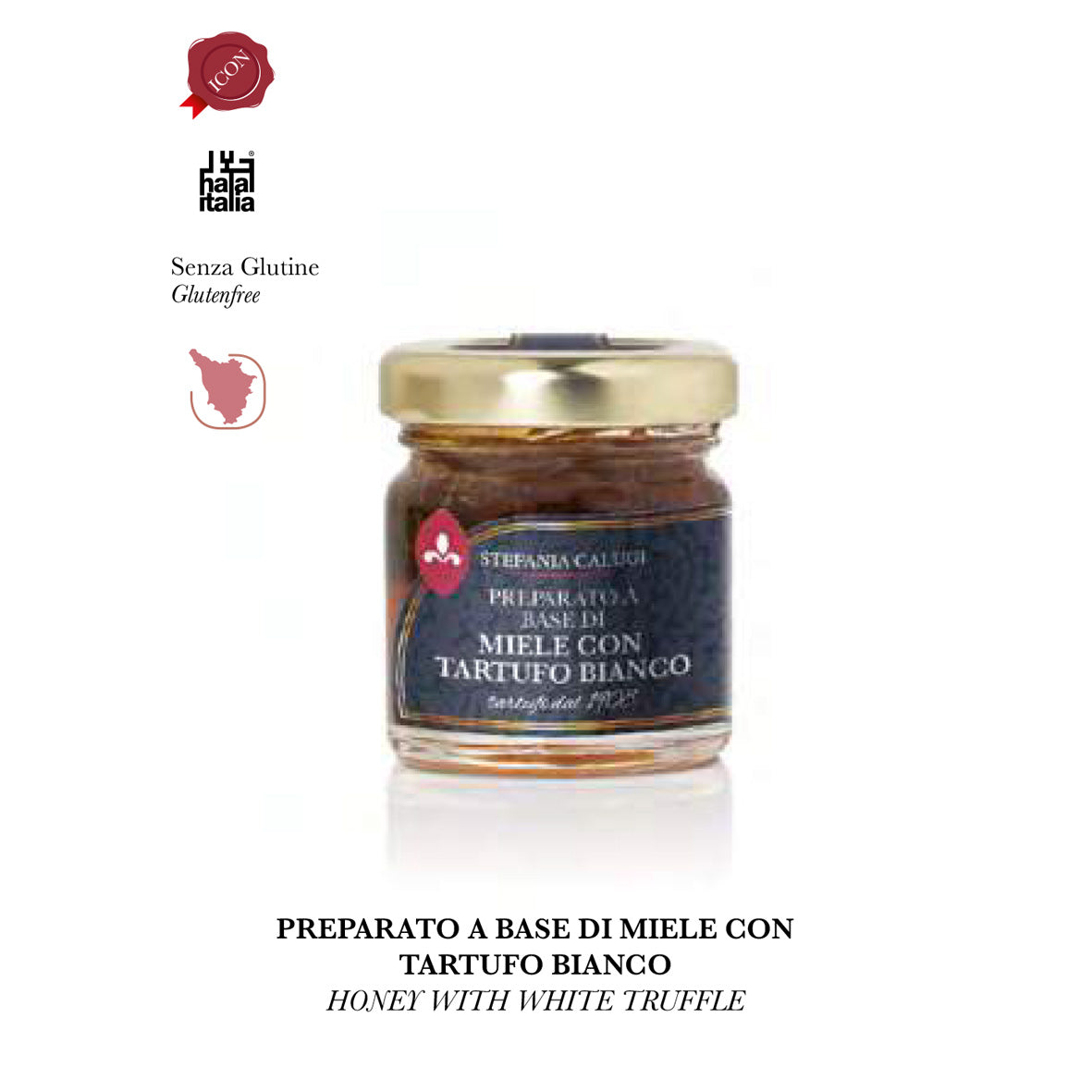 Honey With White Truffle / Preparato A Base Di Miele Con Tartufo Bianco 40g