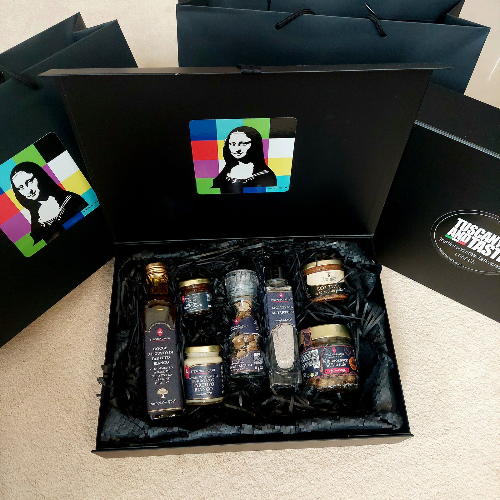 Truffle Hampers in a Luxury Reusable Box – Tuscany And Taste